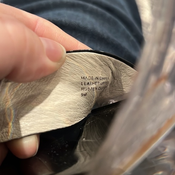 MICHAEL Kors leather rubber see through stilettos 9 M black. Logo detail - Picture 8 of 8